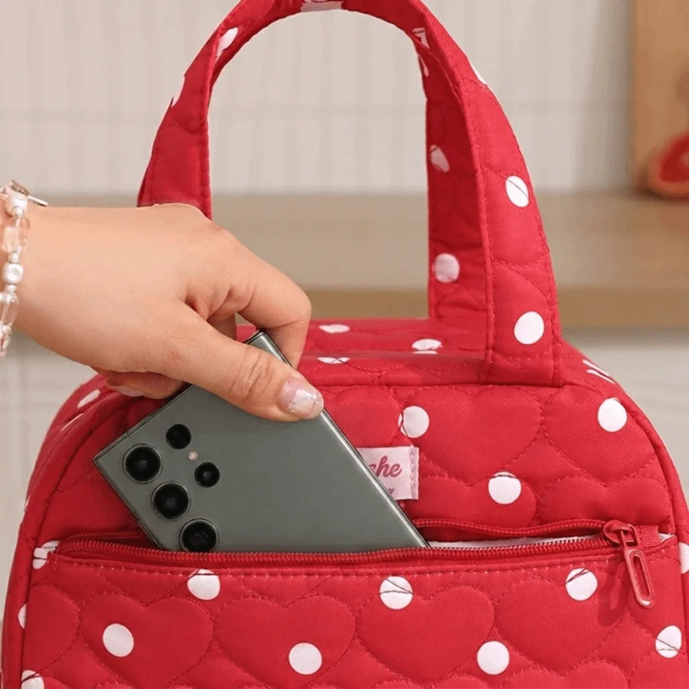 Neue Tragbare Lunch-Tasche mit Griff, Verstärkte Große Isolierte Handtasche, Multifunktionale Wiederverwendbare Isolierte Lunch-Tasche – Detail 5