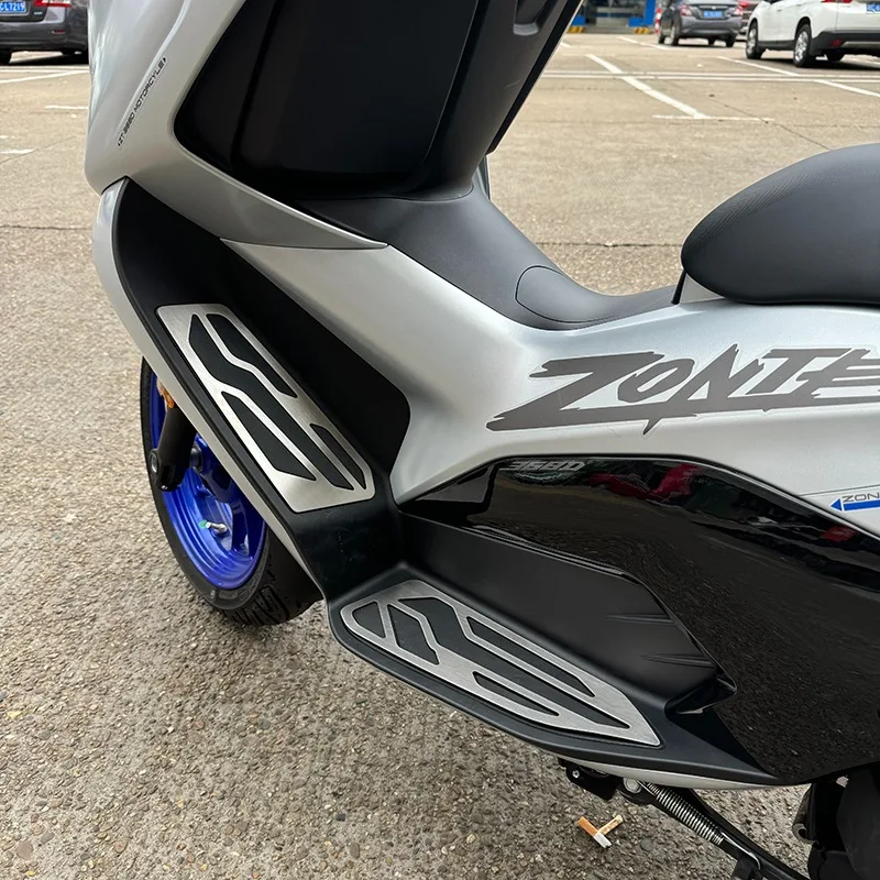 

Suitable for ZONTES 368E/D/M modified stainless steel foot pedal, anti slip and wear-resistant foot pad pedal accessories