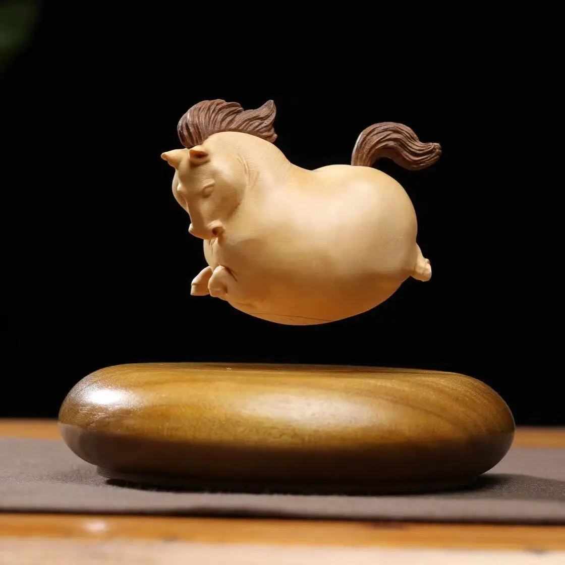 Anti-gravity magnetic levitation creative zodiac ornament circular hanging rotating ornament
