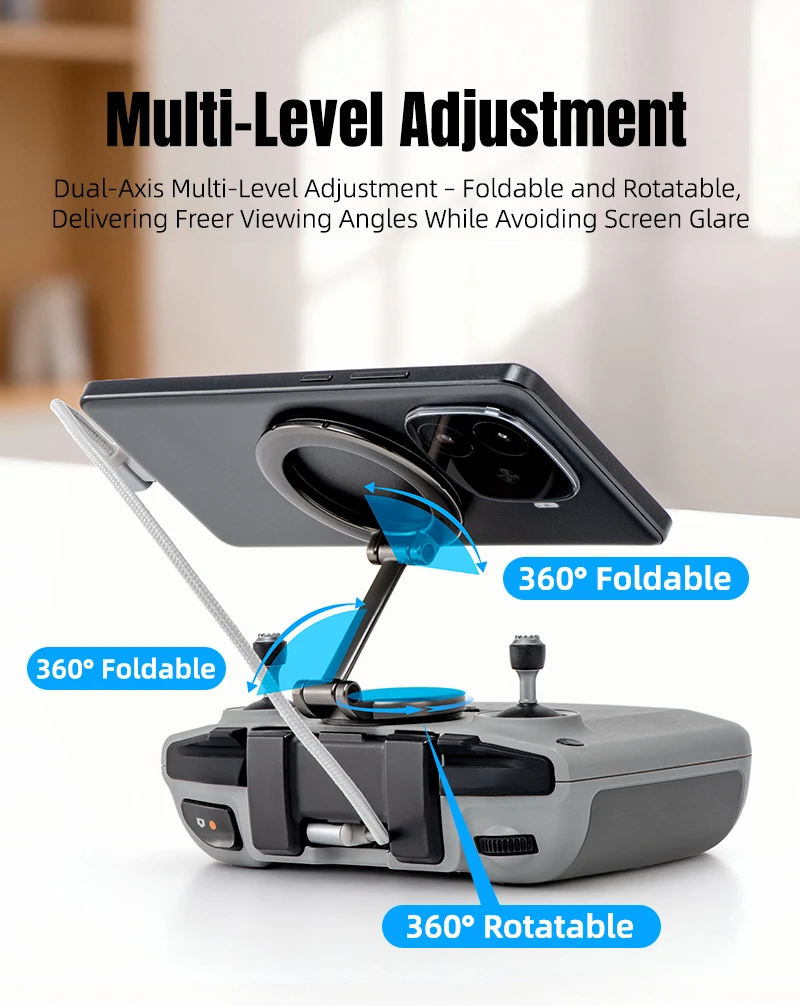Verstellbarer Magnetischer Telefonhalter für RC-N1 / N2 / N3 Fernbedienung für Neo 2, Mini 4 Pro/4K/3/2/2 SE Air 3S/3 Drohnen-Zubehör – Detail 4