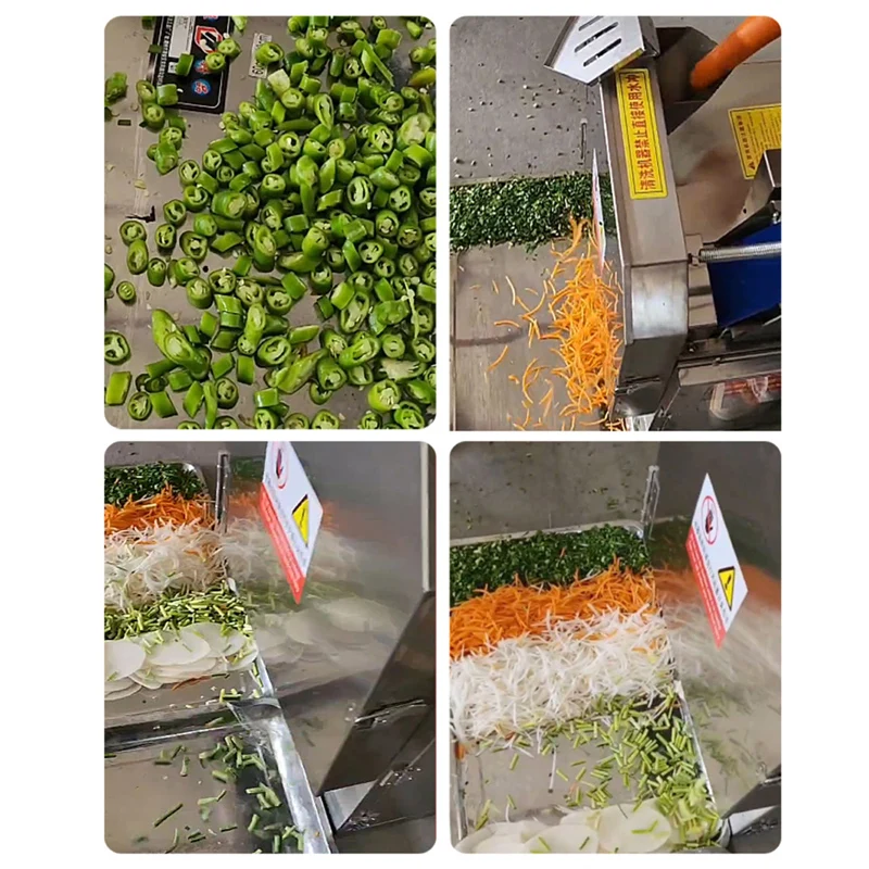 آلة تقطيع الخضروات المنزلية الصغيرة آلة تقطيع مكعبات الفلفل والخيار