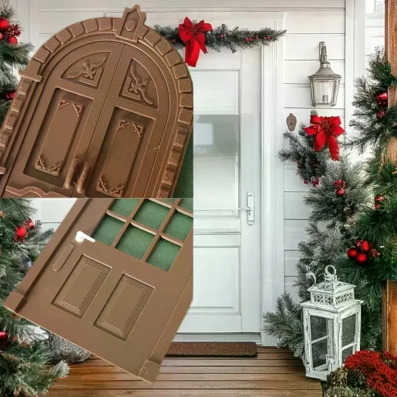 Europese stijl 1/12 simulatiedeurmodel voor poppenhuizen; Ideaal voor constructie van microscènes