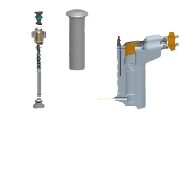 Main structural characteristics of TDJ-302 type deceleration top, railway vehicle deceleration top