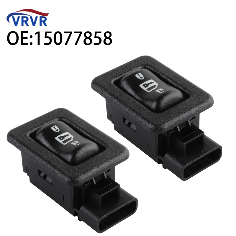 15077858 Botón de interruptor de cerradura de puerta de coche 1S15839 D1455E 1S15839 para Chevrolet Silverado 2003-2007