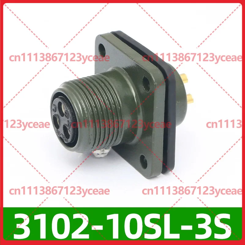 For Industrial Equipment, 5015 Waterproof Circular Aviation Connector 3 Pin, MS3106A10SL-3S MS3102A10SL-3P Plug Socket