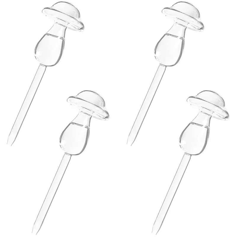 

4 шт. стеклянный глобус для полива растений, устройства для полива комнатных и наружных растений-B09B