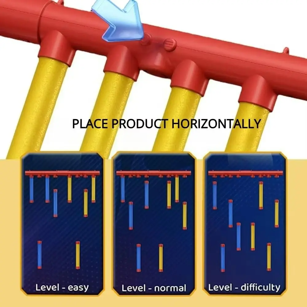 

Quick Reaction Challenge Falling Sticks Game Parent-Child 2-Player Eye And Hand Grabbing Stick Adjustable Exercise Prop