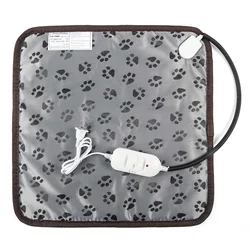 Pet Electric Heating Pad Mat Cushion Waterproof Puppy Dog Cat Heated Pad Winter Warmer