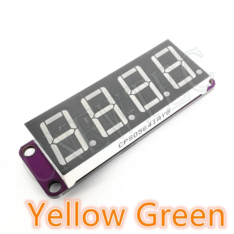 MAX7219 0.56 Inch 2 3 4 5 6 8 Bits Digital LED Display 7 Segment Time Module 6 Color Available for Arduino STM32 STC AVR