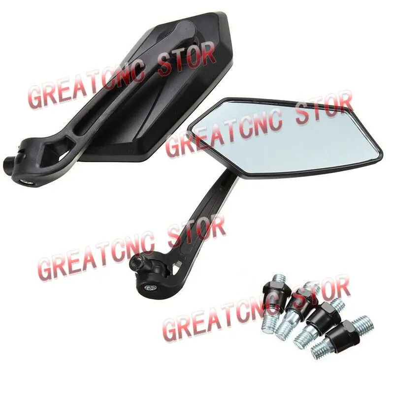 Bike Rear View Mirror Reflector Adjustable Rotatable Handlebar Mirror Clear Rearview Electric Scooter Cycling Bicycle Accessory