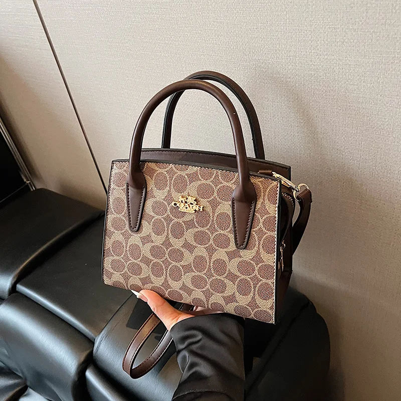 ‌2025 Luxury Retro Tote Bag - Printed Women's Shoulder Bag - Versatile Lightweight Crossbody Purse‌