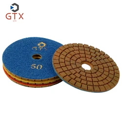 Rough grinding of stone base diamond polishing pad, metal wet grinding plate stone cutting edge for polishing granite concrete