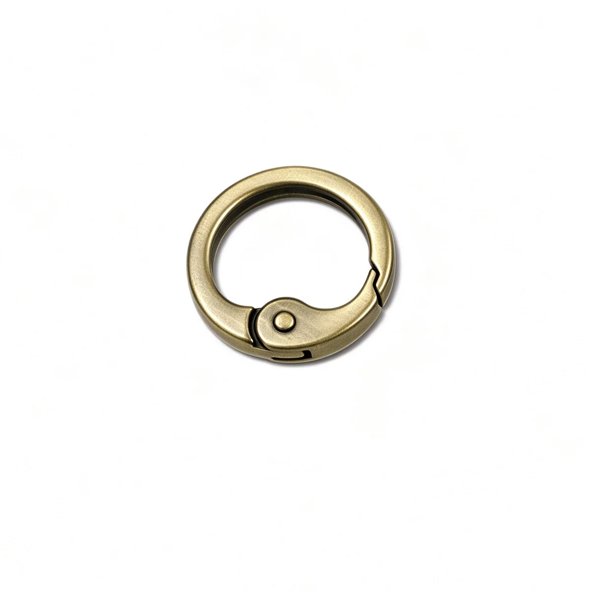 Metal Spring Gate O Ring Openable Leather Bag Handbag Belt Strap Buckle Keyring Luggage Pendant Dog Chain Snap Clasp Clip Hook