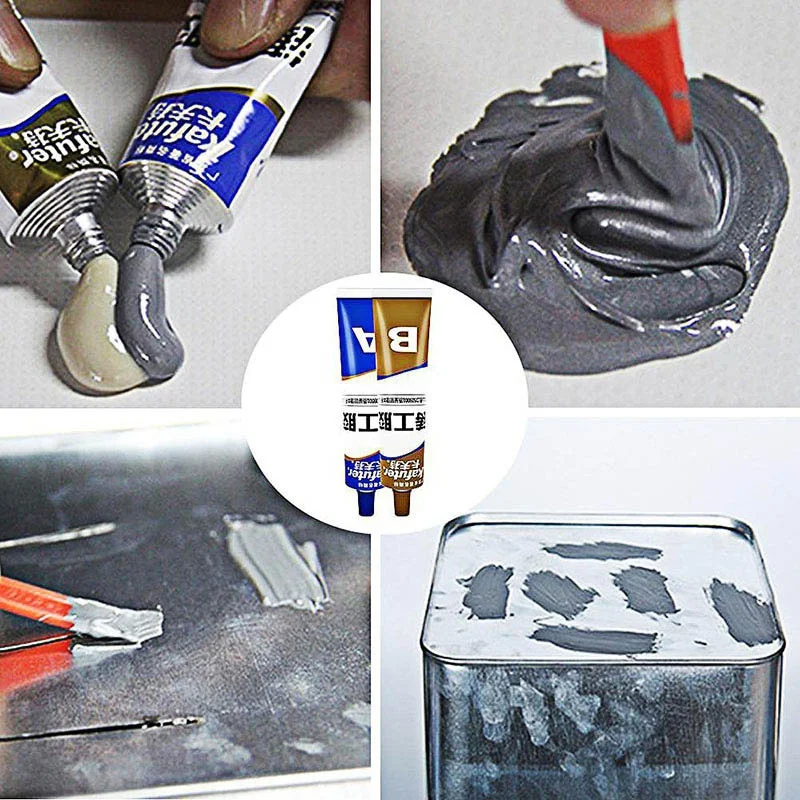 Kafuter A+B Metal Repairing Adhesive Super Glue Iron Steel Auto Radiator Water Tank Special Leakage Plugging Welding Gluelue