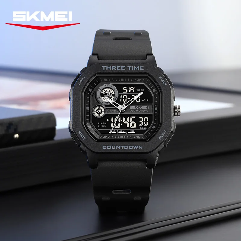 SKMEI 2641 New Leisure Sports Dual Display Men's Digital Watch Waterproof Multifunctional Electronic Military Watch Reloj Hombre - view 4