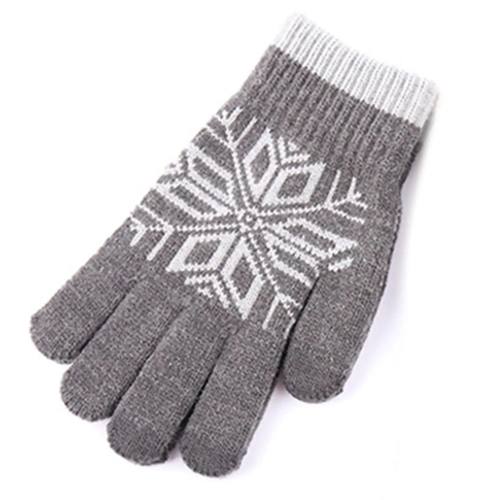 Mens Winter Gloves Touch Screen Mitten Soft Texting Gloves for Skiing Cold