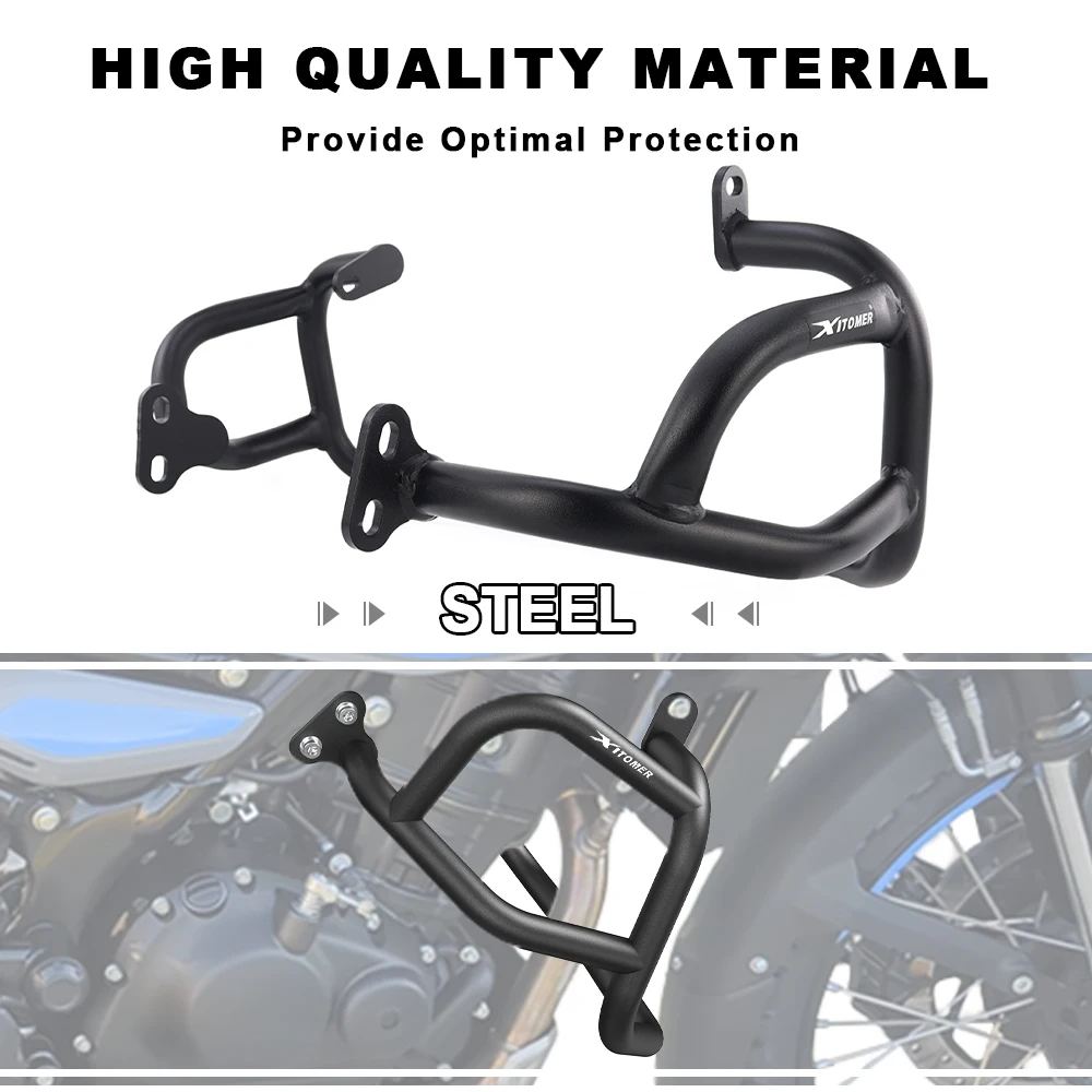 Passend für Royal Enfield Himalayan 450 2024-2025 Motorschutz Highway-Sturzbügel Sturzkäfige Motorrad-Rahmenschutz Stoßfänger