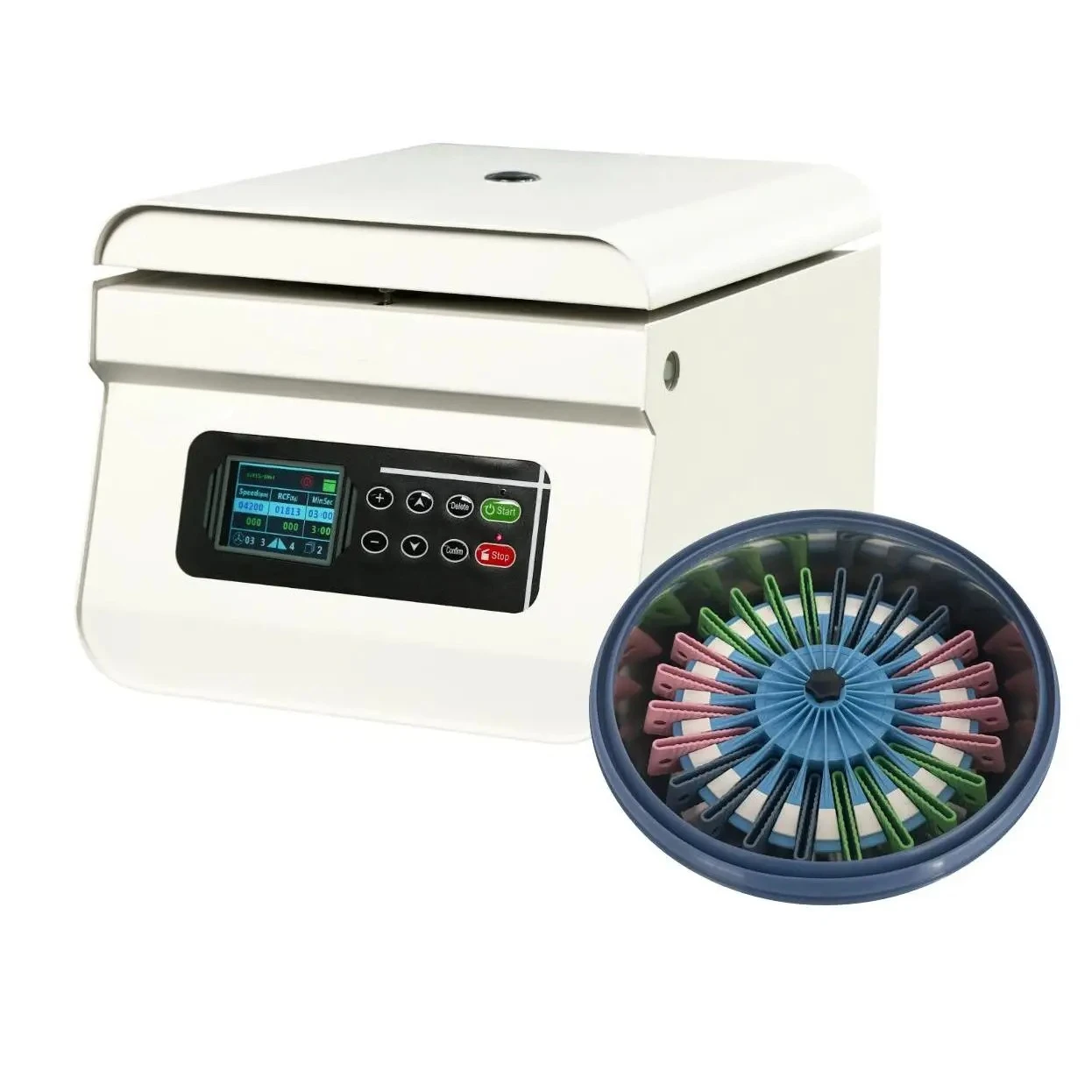 4000rpm Centrifuge 12 Gel Card Red Cells Wash Rotor  Group Serology Normal-test Centrifugal Machine