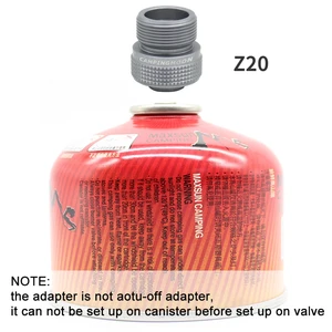 خرطوشة أسطوانة غاز سبائك الألومنيوم ، علبة لولبية ، MAPP قياسي للولايات المتحدة الأمريكية ، محول محول النقل ، Campingmoon ، التخييم في الهواء الطلق أفضل 8 محول غاز Mapp للمبيعات - رقم 7