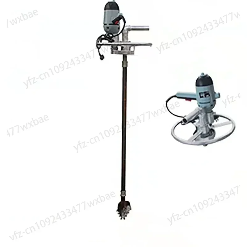 Small and convenient water well drilling rig, 100 meter manual drilling rig, one-hand disc