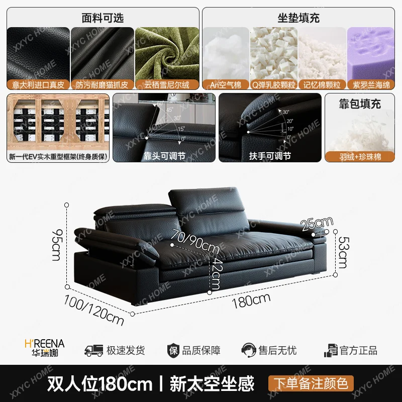 LJYLeather Lazy Outdoor Sofa Sectional Bedroom Lounge Armchair Living Room Sofas Nordic Relaxing Sillon Cama Garden Furniture