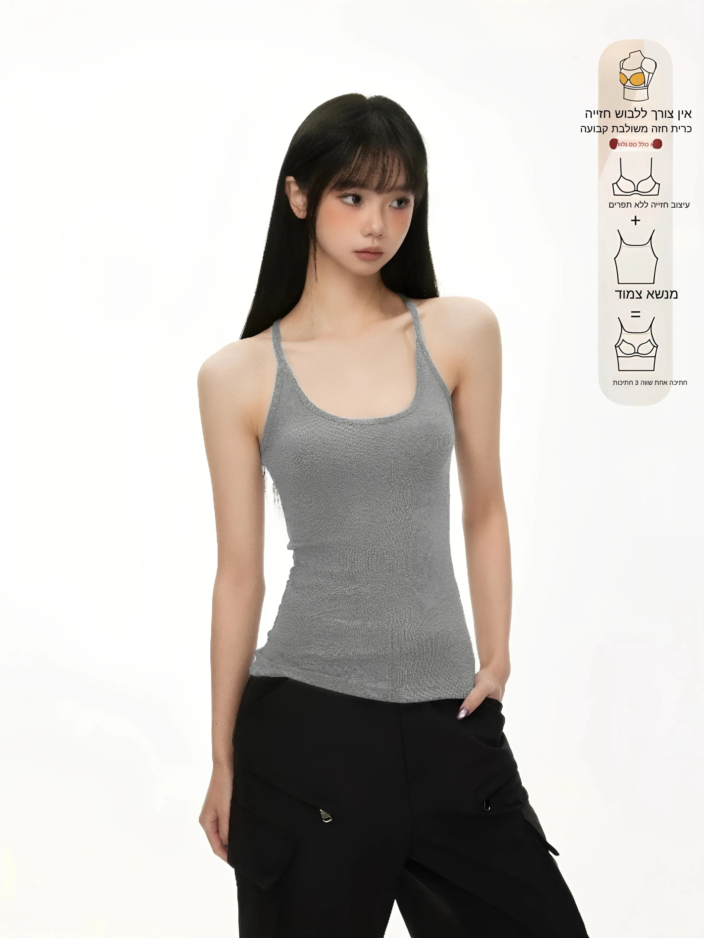 Women's Slim Fit Tank Top 95% Cotton Summer New Style Sleeveless Outerwear Casual Comfortable Breathable Plain Color T-Shirt