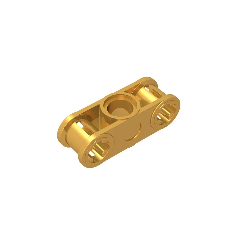 MOC PARTS GDS-935 Technical, Axle and Pin Connector Perpendicular 3L with Center Pin Hole compatible with lego 32184