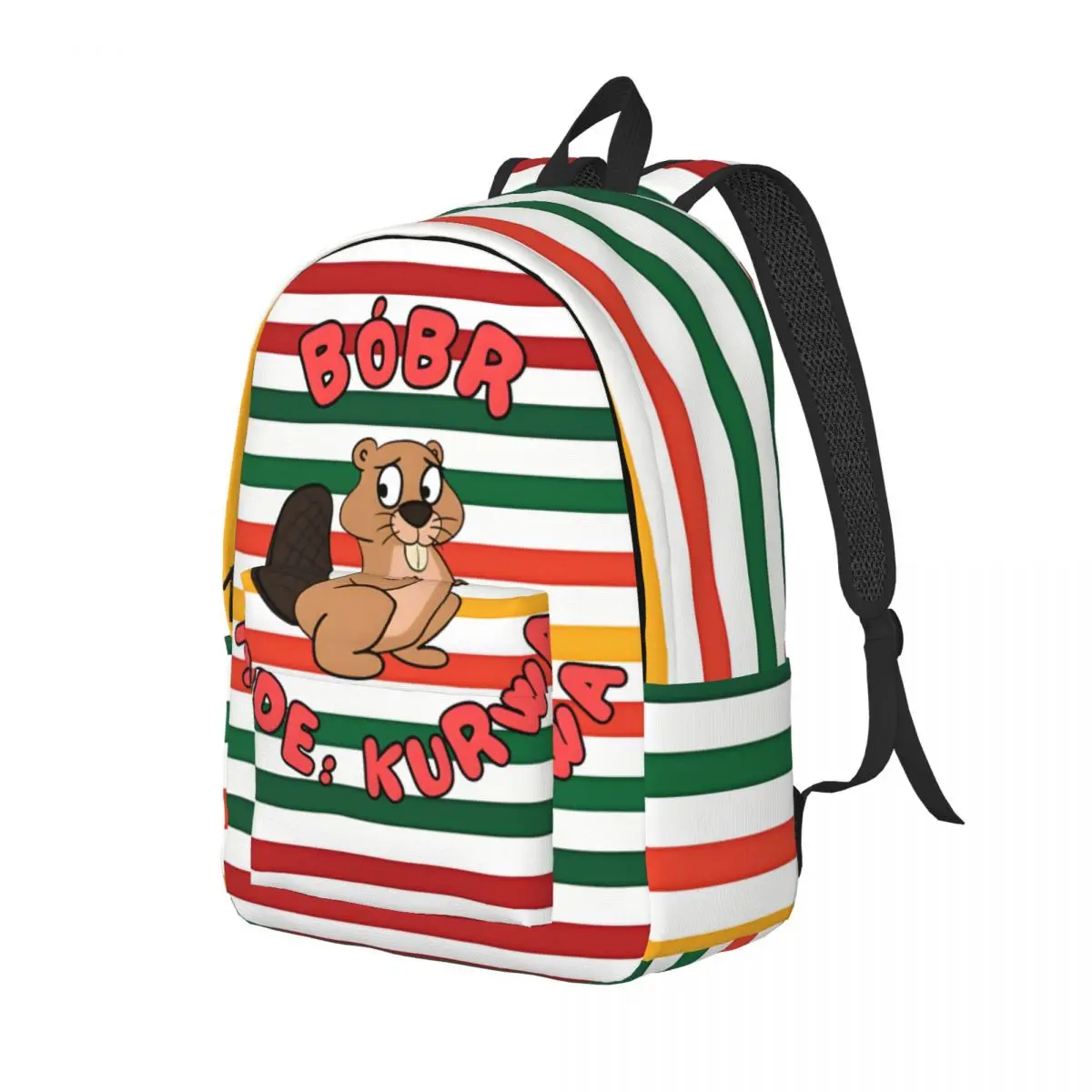 Cute Bobr Kurwa Kurwa Mode Activated Schoolbag Bobr kurwa Teen Girl Boy Men Women Adult Good Quality For Work Gift Sturdy