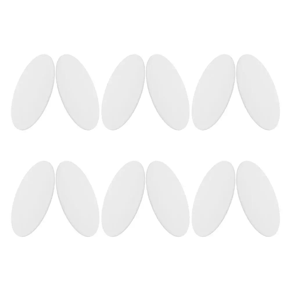 

12 шт. акриловых рассеивателей для светодиодных светильников, плоские круглые плафоны для дома, офиса, коммерческого освещения