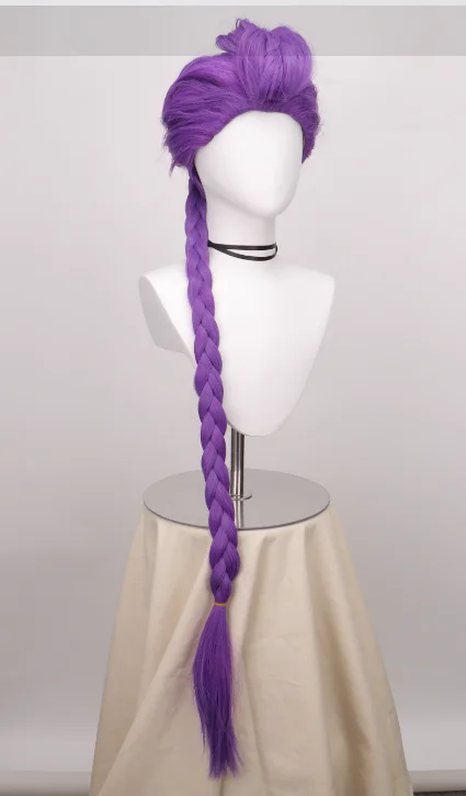 Women Men Demon Hunters Cosplay Wigs Anime Rumi Mira Zoey Costume Wigs Purple Braids Kids Accessories Prop rumi wig kids