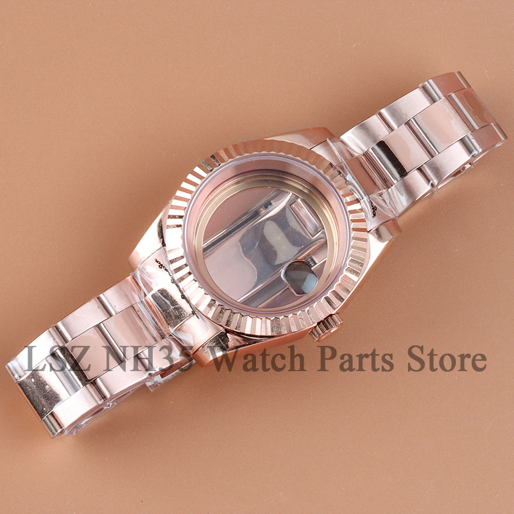 

Корпус для часов 36 мм/39 мм, модифицированный, в стиле Datejust, с ремешком Oyster, для механизмов NH35/NH36, циферблат 28,5 мм, водонепроницаемость 10 атм.