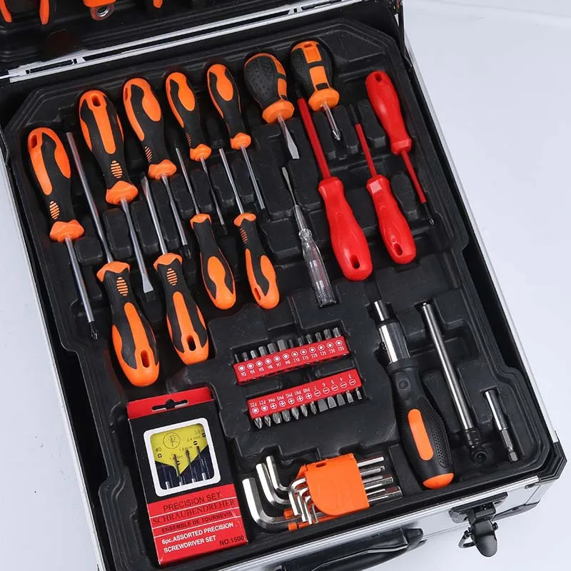 186 Piece Luggage Auto Repair Tool Set Car Machine Hardware Tool Set Repair Multi-Tools