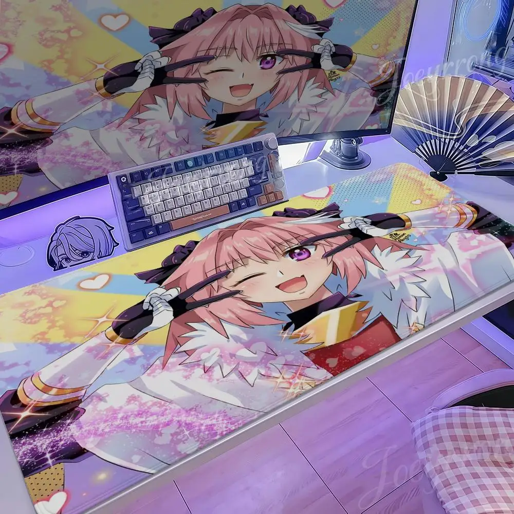 

Mouse Pad Hot Anime 1000x500 Taro Sakamoto Days XXL Large Gaming Non-slip Office Keyboard Mats Desk Mat fate apocrypha astolfo
