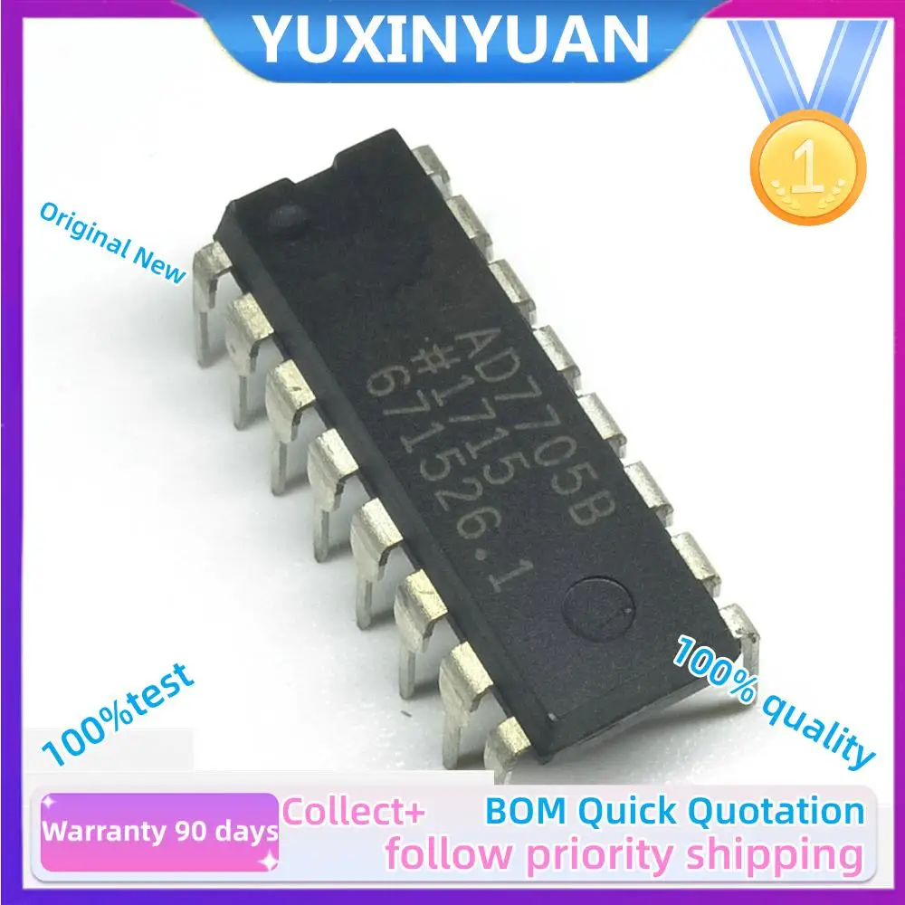 10PCS/lot 100%New Original  AD7705BNZ  AD7705BN  AD7705B  AD7705  DIP IC in  Stock100%test