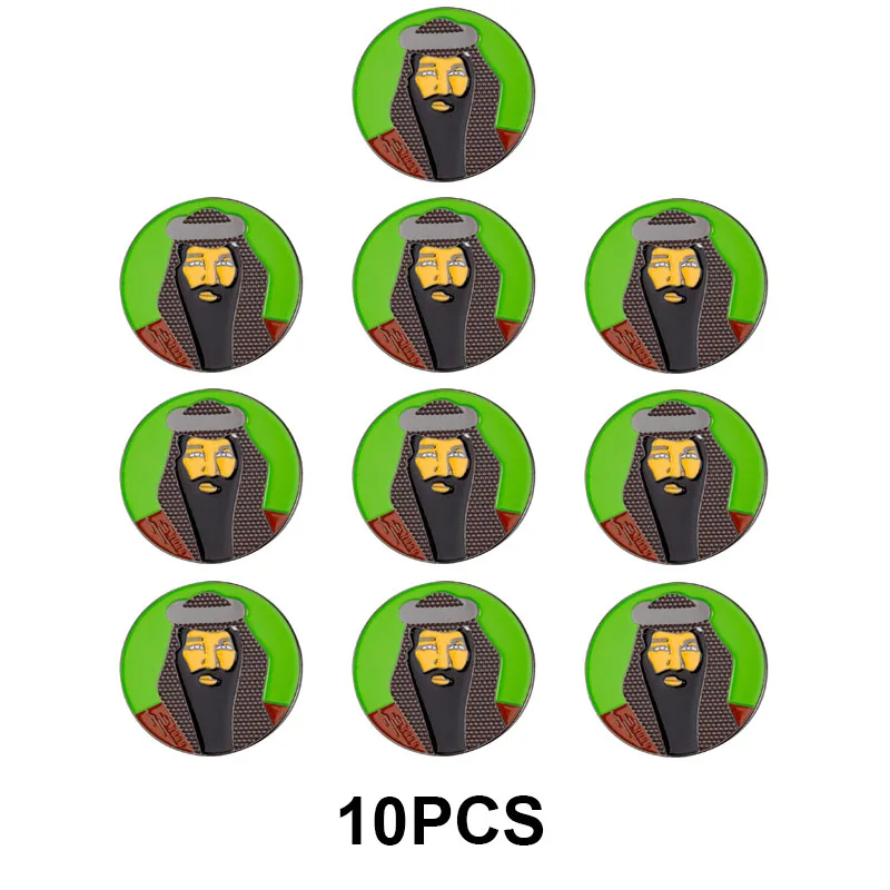 5-10-50-100 قطعة المملكة العربية السعودية العلم شارة بروش دبابيس التلبيب الأصلي العلم التلبيب دبابيس علم الدولة شارة