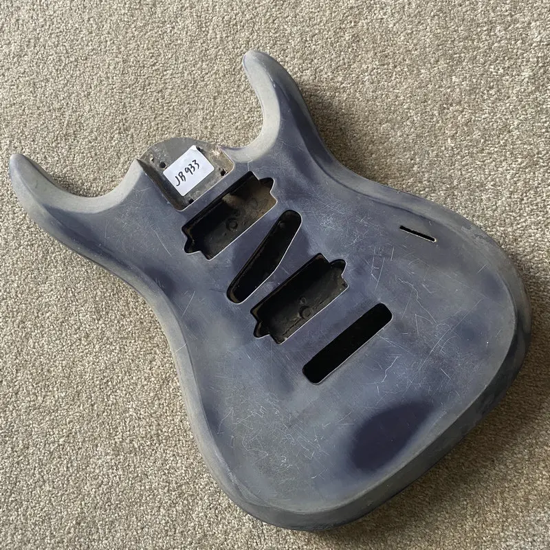 

JB933 Surface Paint&Wood Damages 7 String Electric Guitar Body in Solid Mahogany Wood HSH Pickups Custom Bridges DIY Replace
