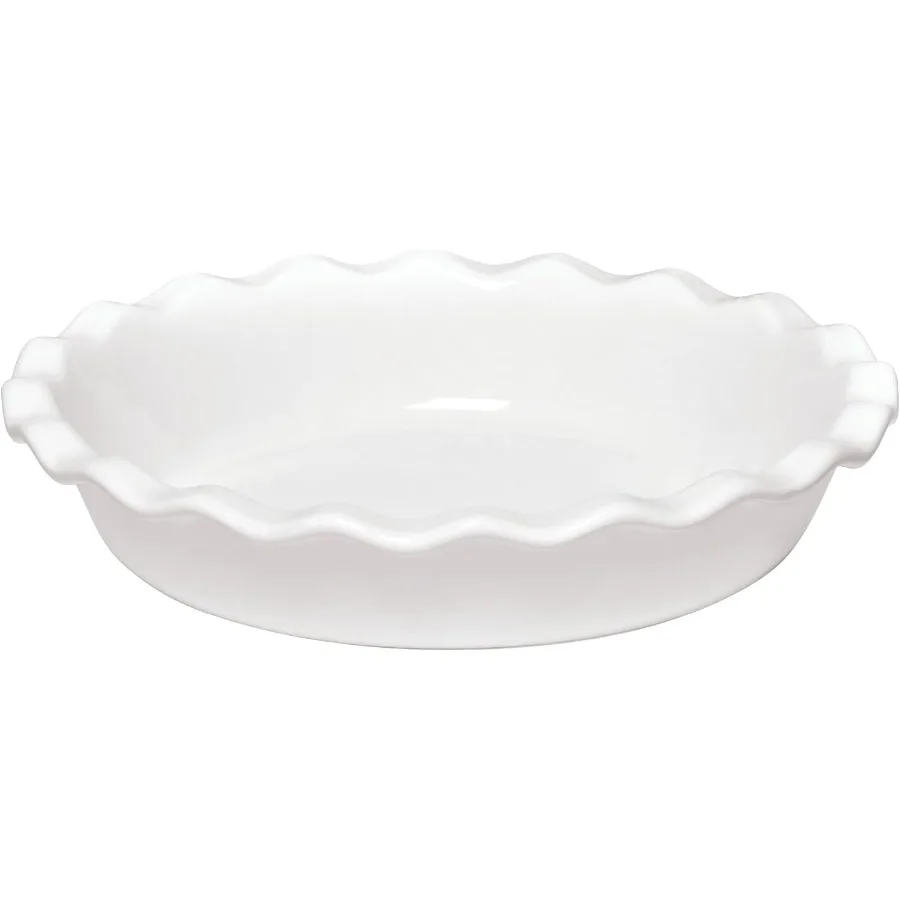 

Сделано во Францию 9-дюймовая тарелка для пирога белая