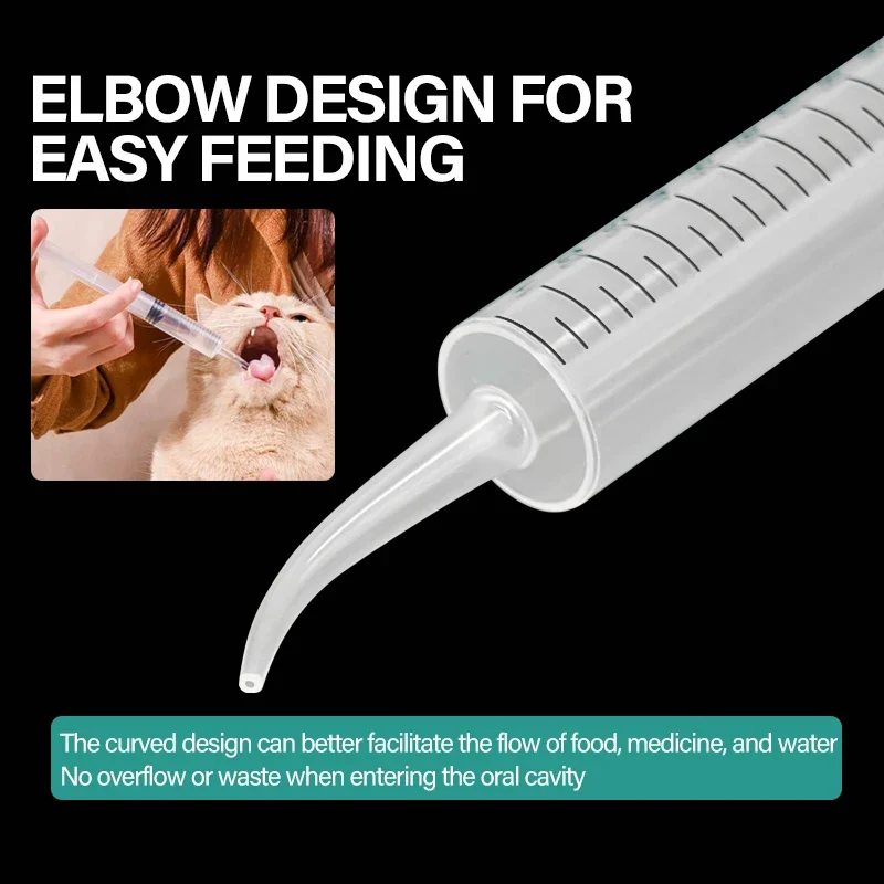 Elbow Syringe Bird Feeding Breast Feeding Medicine Feeder 12ml Plastic Syringe Needleless Syringe Pigeon Feeding