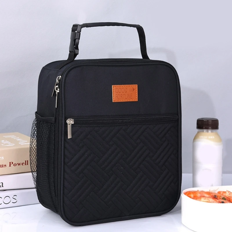 Lunch Bag Reusable Insulated Cooler Lunch Box Adult Tote Lunch Bag for Women Men