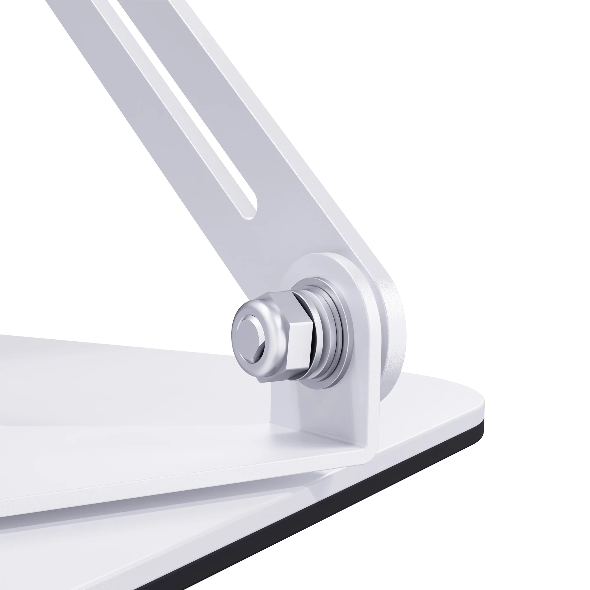 R22 Acrylic Book Page Holder With Hidden Clip Carton Steel Base Rotatable Height Adjustable Reading Book Stand