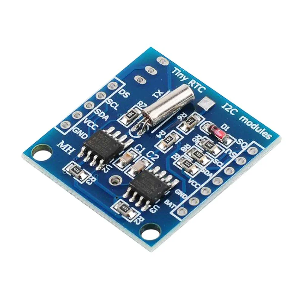 Módulo RTC DS1307 de 10 piezas con memoria AT24C32-reloj en tiempo real I2C para proyectos Arduino AVR PIC ARM