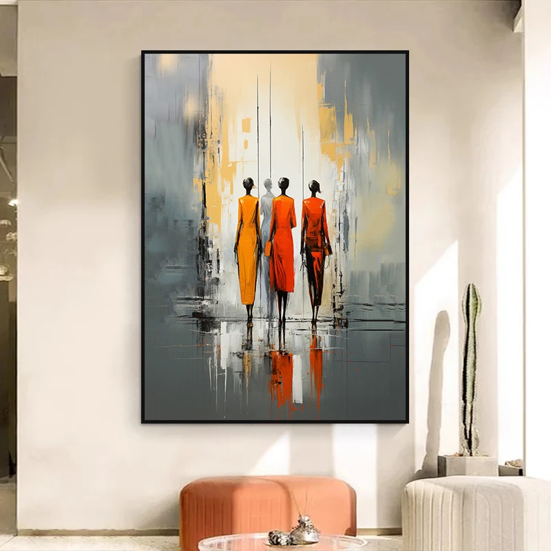 Abstract Minimalist Figure Decorative Paintings for Living Room Sexy Women Line Art Canvas Print Pictures Wall Posters No Frame