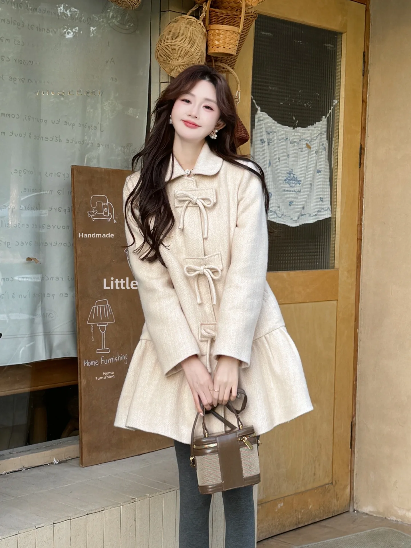 

Annelily Winter New Sle High Quali Sweetn Aosphere Ele Sweet Anti-Aging All-Match down Jaet Women's Faion