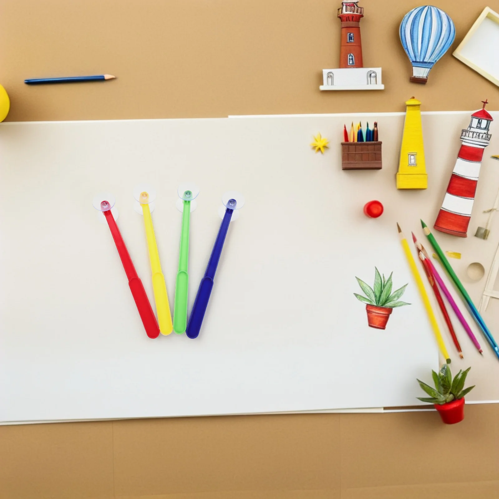 

12Pcs Suction Cup Hammer Game Montessori Reaction Training Science Learning Tools Preschool Activity Supplies Small Plastic