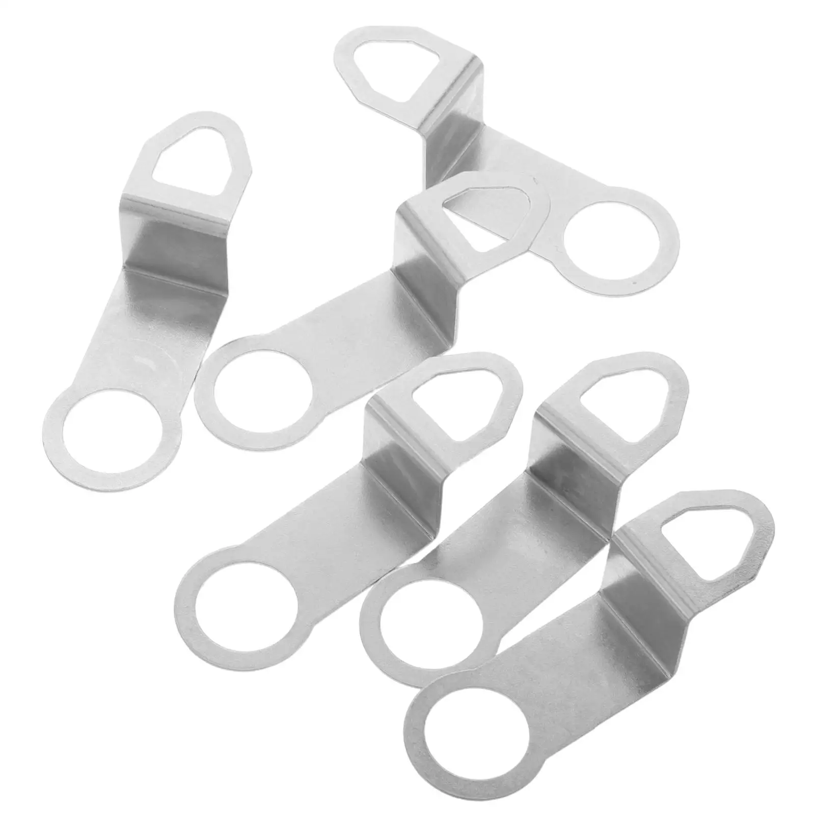 

6 Pcs Hooks Metal Wall Hanging Hooks for Quartz Clock Mechanism Repair Assortment Smooth Finish Easy Installation Clock