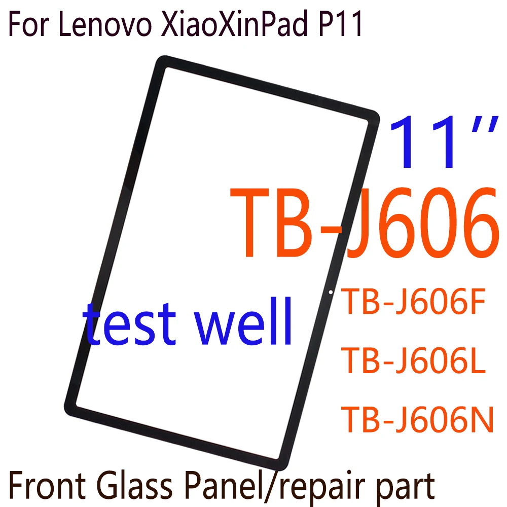 

11'' New LCD Screen Display For Lenovo Tab P11 TB-J606F TB-J606L TB-J606N J606 Front Glass Outer Touch Glass Screen Replacement