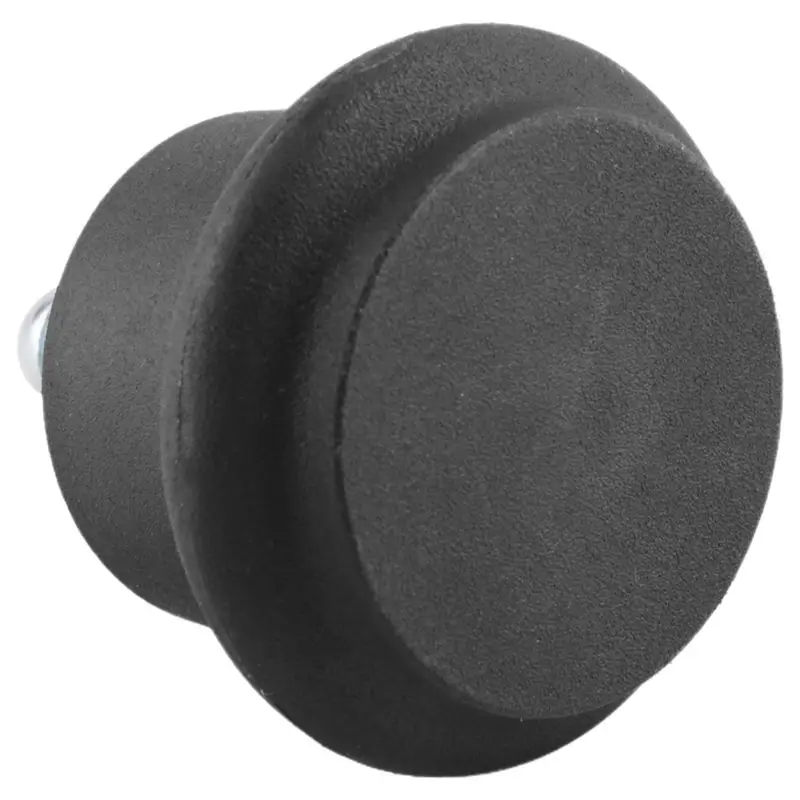 DT17 10 Pcs Bell Glides Replacement Office Chair Stool Swivel Caster Wheels to Fixed Stationary Castors Black Nylon
