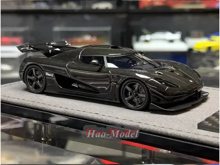 1/43 Gryning For Koenigsegg ONE1 Display Resin Diecast Car Model Kids Toys Boys Birthday Gifts Hobby Display Collection Black