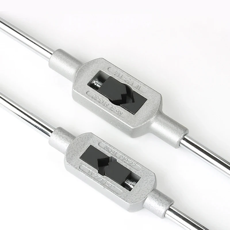 Chiave per rubinetto regolabile per maniglia per rubinetto filettato supporto per rubinetti a mano in acciaio strumenti per alesatore per