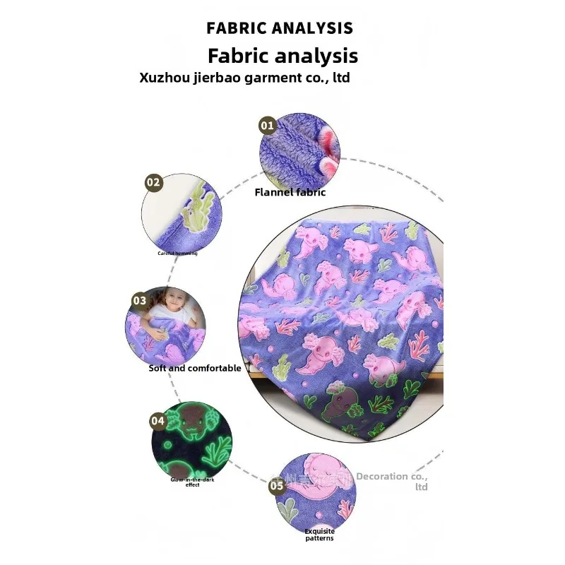 الفانيلا متوهجة بطانية الكرتون ديناصور تضيء أفخم رمي قيلولة الراحة المعزي أريكة تتحول لسرير الأريكة المنزل استخدام ضوء ليونة الراحة